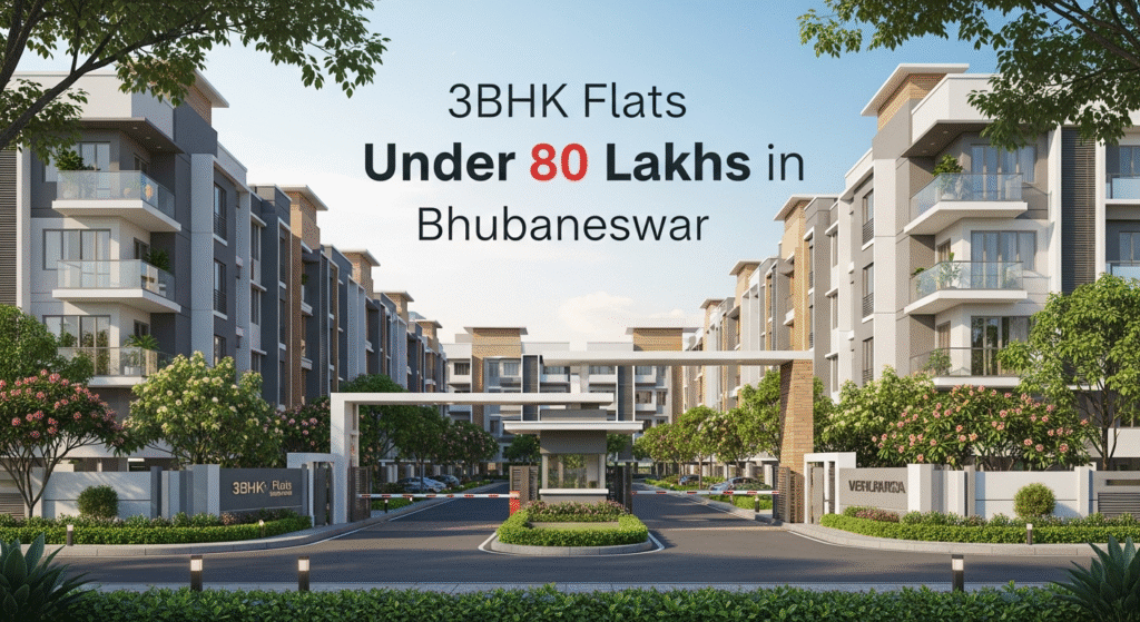 Affordable 3BHK apartment buildings in Sundarpada Bhubaneswar with modern design and peaceful surroundings