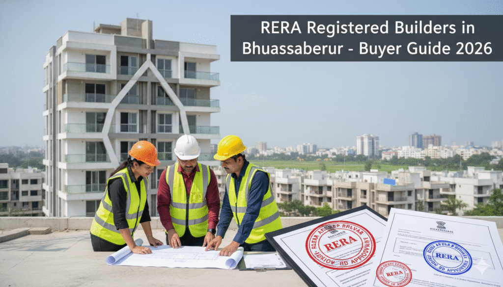 “RERA registered builders in Bhubaneswar with legally approved residential apartment projects.”