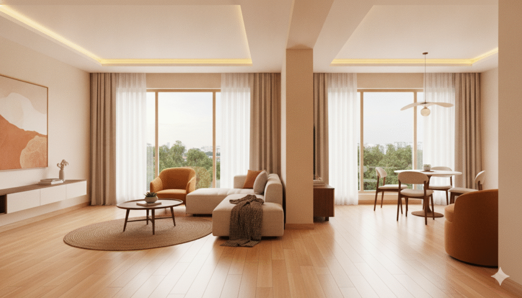 Affordable 2BHK flat interior Sundarpada Bhubaneswar 2026 – Subha Ratnam